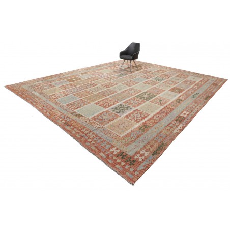 Tappeto Kilim Afghanistan marrone 404x496