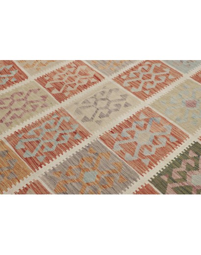 Tappeto Kilim Afghanistan marrone 404x496