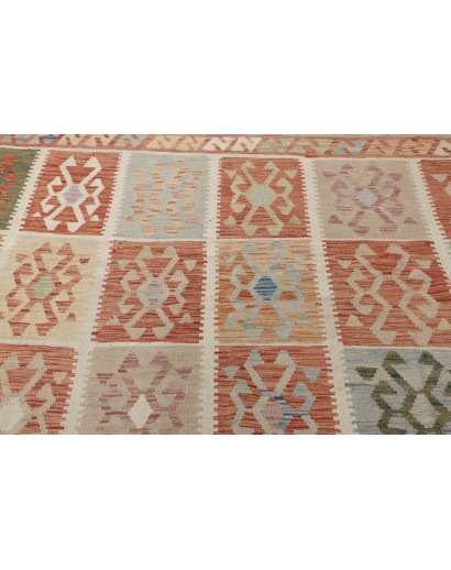 Tappeto Kilim Afghanistan marrone 404x496