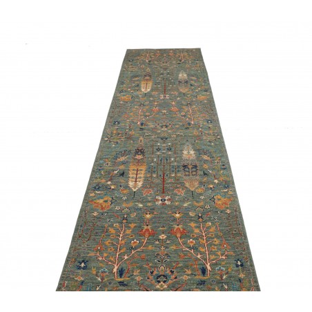 Tappeto Shahi Fine Pakistan bianco marrone 82x344