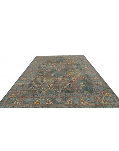 Tappeto Shahi Fine Pakistan azzurro marrone 243x302