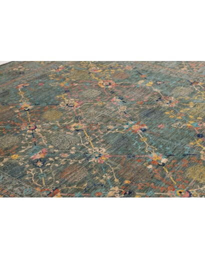 Tappeto Shahi Fine Pakistan azzurro marrone 243x302