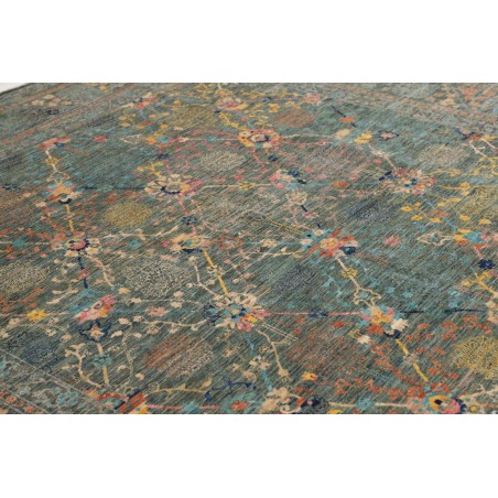 Tappeto Shahi Fine Pakistan azzurro marrone 243x302