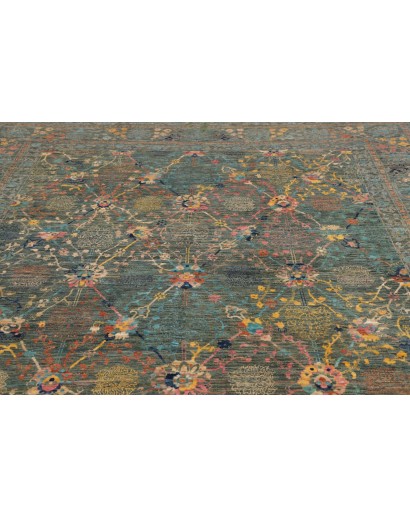 Tappeto Shahi Fine Pakistan azzurro marrone 243x302