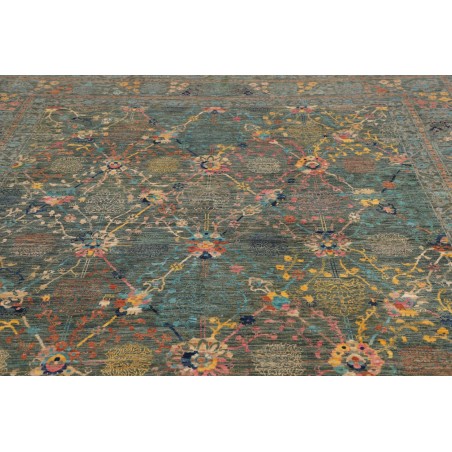 Tappeto Shahi Fine Pakistan azzurro marrone 243x302