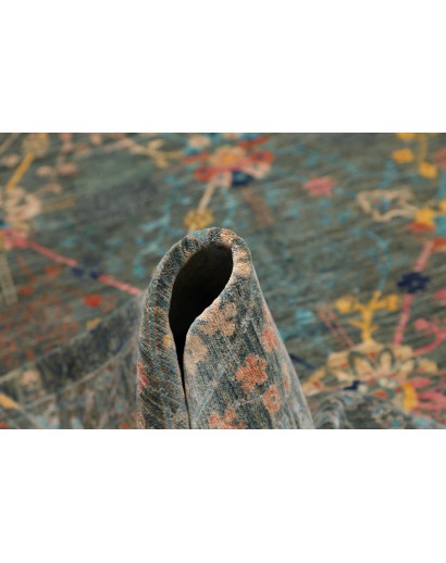 Tappeto Shahi Fine Pakistan azzurro marrone 243x302