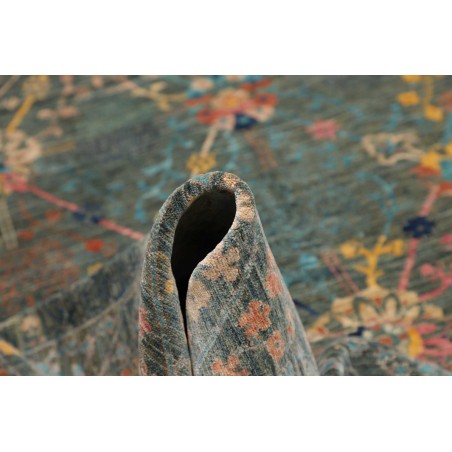 Tappeto Shahi Fine Pakistan azzurro marrone 243x302