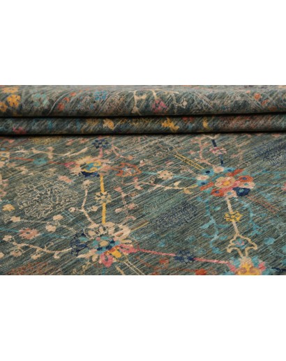 Tappeto Shahi Fine Pakistan azzurro marrone 243x302
