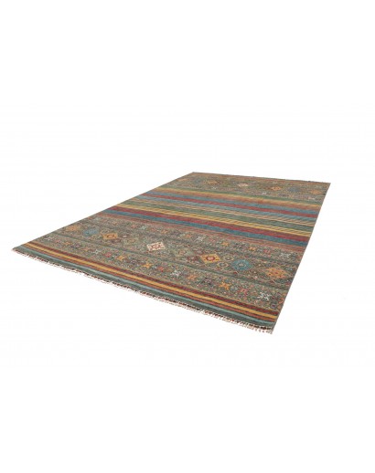 Tappeto Rubin Pakistan bianco azzurro 276x378