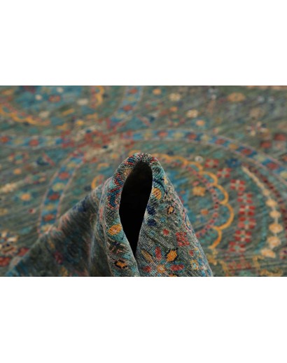 Tappeto Shahi Fine Pakistan azzurro 250x307
