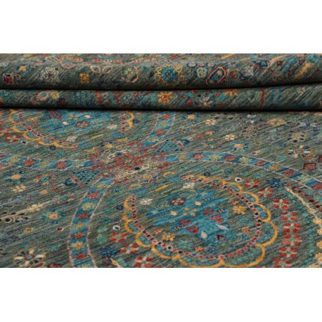 Tappeto Shahi Fine Pakistan azzurro 250x307