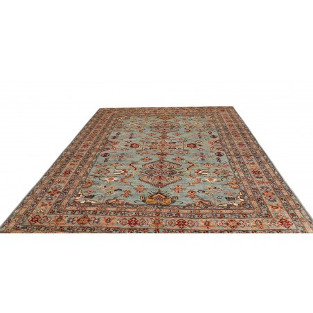 Tappeto Kazak Fine Pakistan bianco blu 248x296
