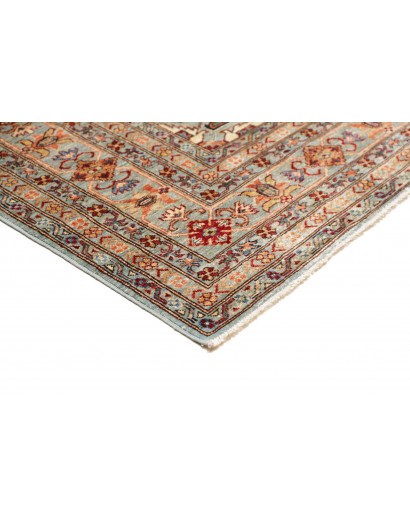 Tappeto Kazak Fine Pakistan bianco blu 248x296