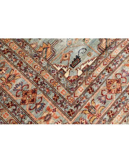 Tappeto Kazak Fine Pakistan bianco blu 248x296