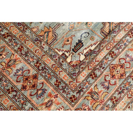 Tappeto Kazak Fine Pakistan bianco blu 248x296