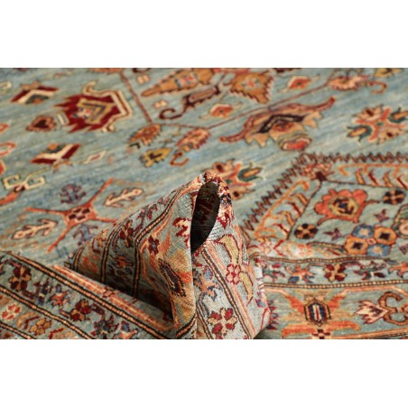 Tappeto Kazak Fine Pakistan bianco blu 248x296
