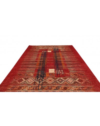 Tappeto Siva Pakistan marrone giallo 240x306