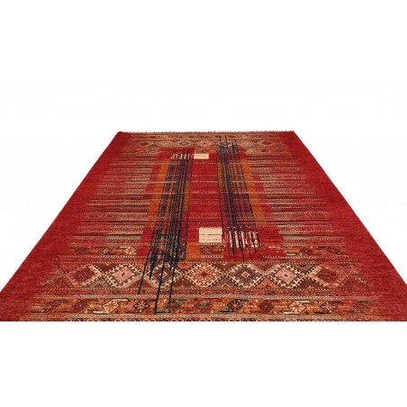 Tappeto Siva Pakistan marrone giallo 240x306