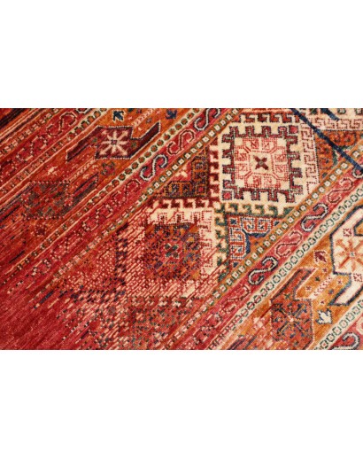 Tappeto Siva Pakistan marrone giallo 240x306