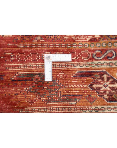 Tappeto Siva Pakistan marrone giallo 240x306