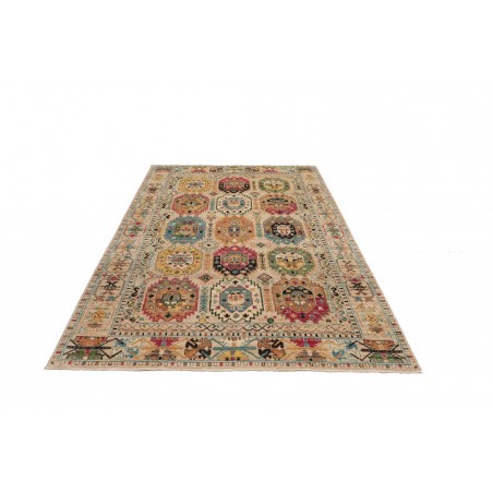Tappeto Tribal Pakistan marrone grigio 146x213