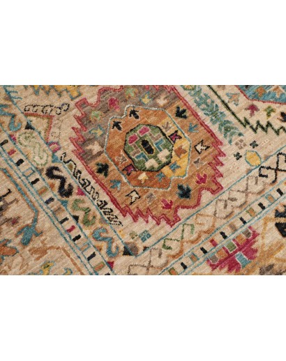 Tappeto Tribal Pakistan marrone grigio 146x213