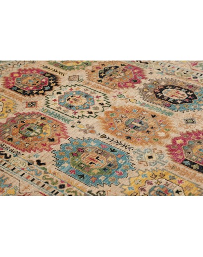 Tappeto Tribal Pakistan marrone grigio 146x213