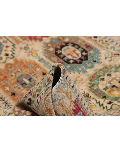 Tappeto Tribal Pakistan marrone grigio 146x213