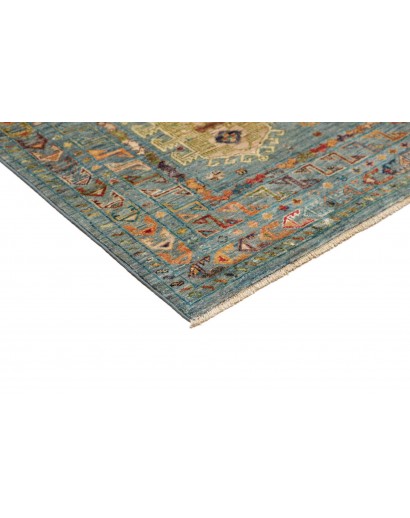 Tappeto Tribal Pakistan bianco 150x208