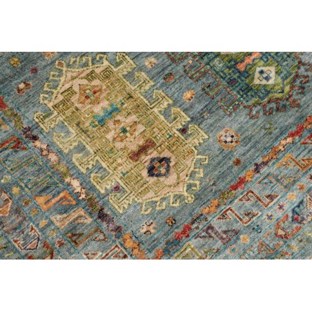 Tappeto Tribal Pakistan bianco 150x208