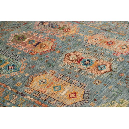 Tappeto Tribal Pakistan bianco 150x208