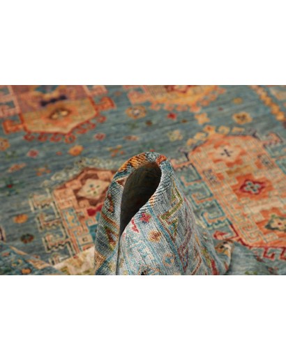 Tappeto Tribal Pakistan bianco 150x208