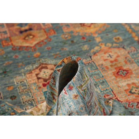 Tappeto Tribal Pakistan bianco 150x208