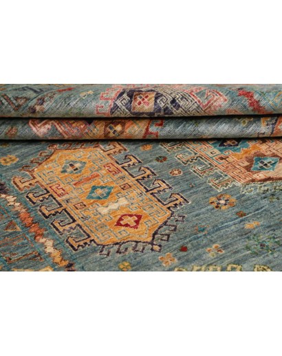 Tappeto Tribal Pakistan bianco 150x208