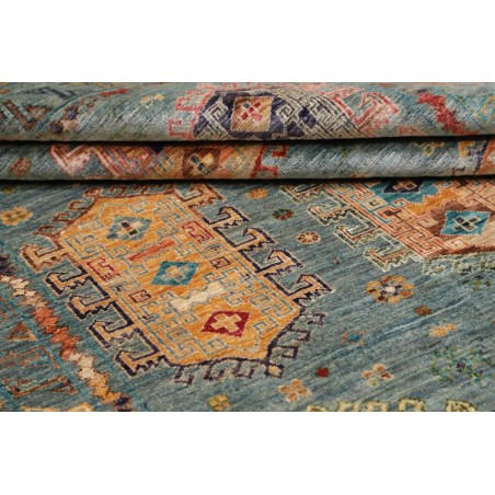 Tappeto Tribal Pakistan bianco 150x208