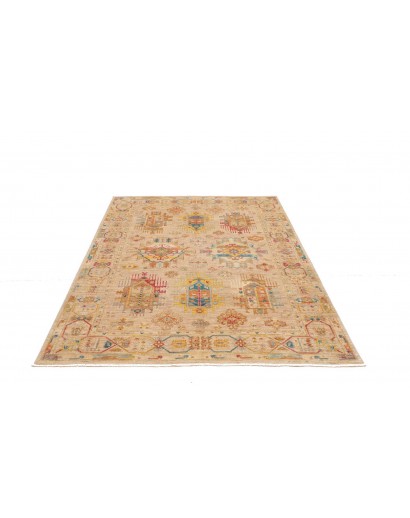 Tappeto Tribal Pakistan marrone azzurro 150x194