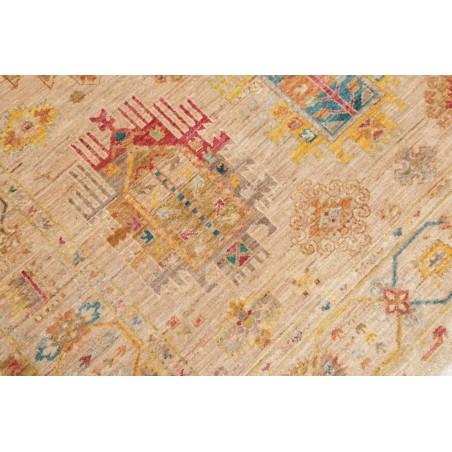 Tappeto Tribal Pakistan marrone azzurro 150x194