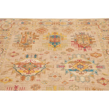 Tappeto Tribal Pakistan marrone azzurro 150x194
