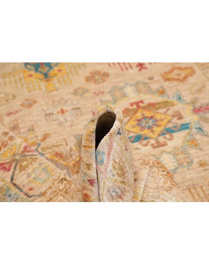 Tappeto Tribal Pakistan marrone azzurro 150x194