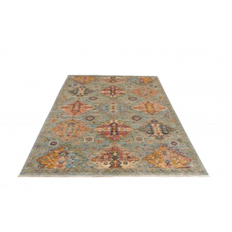 Tappeto Tribal Pakistan marrone 147x203