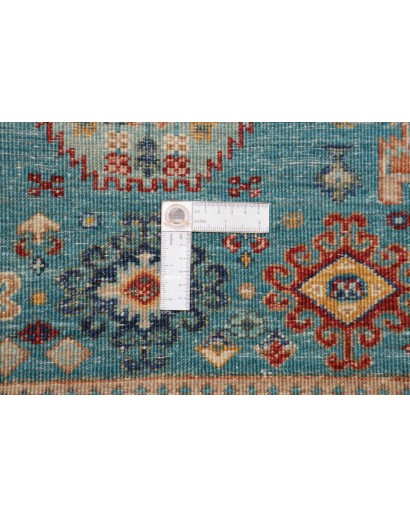 Tappeto Tribal Pakistan azzurro marrone 122x166