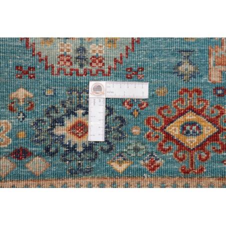 Tappeto Tribal Pakistan azzurro marrone 122x166