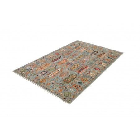 Tappeto Tribal Pakistan bianco 123x187