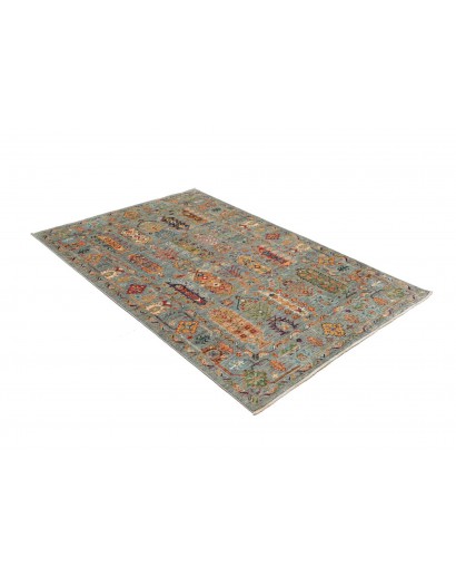 Tappeto Tribal Pakistan bianco 123x187