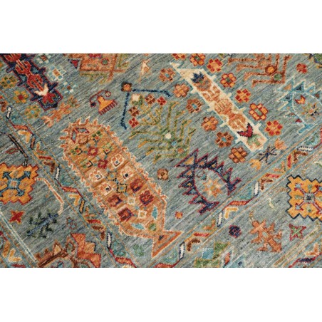 Tappeto Tribal Pakistan bianco 123x187
