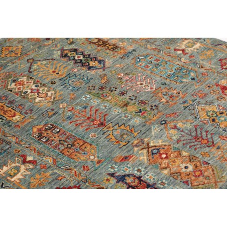 Tappeto Tribal Pakistan bianco 123x187
