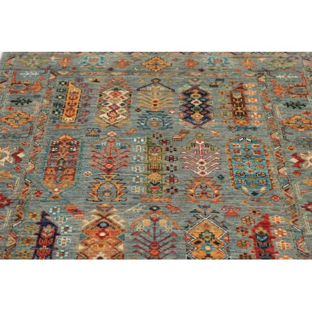Tappeto Tribal Pakistan bianco 123x187