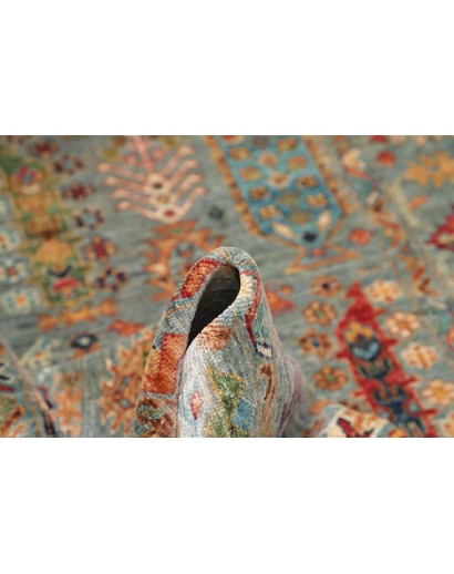 Tappeto Tribal Pakistan bianco 123x187