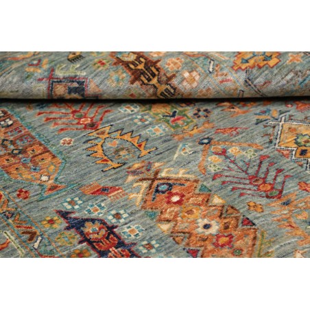 Tappeto Tribal Pakistan bianco 123x187