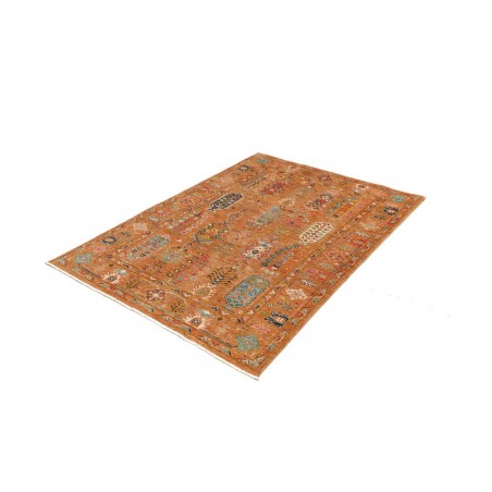 Tappeto Tribal Pakistan arancione 126x178